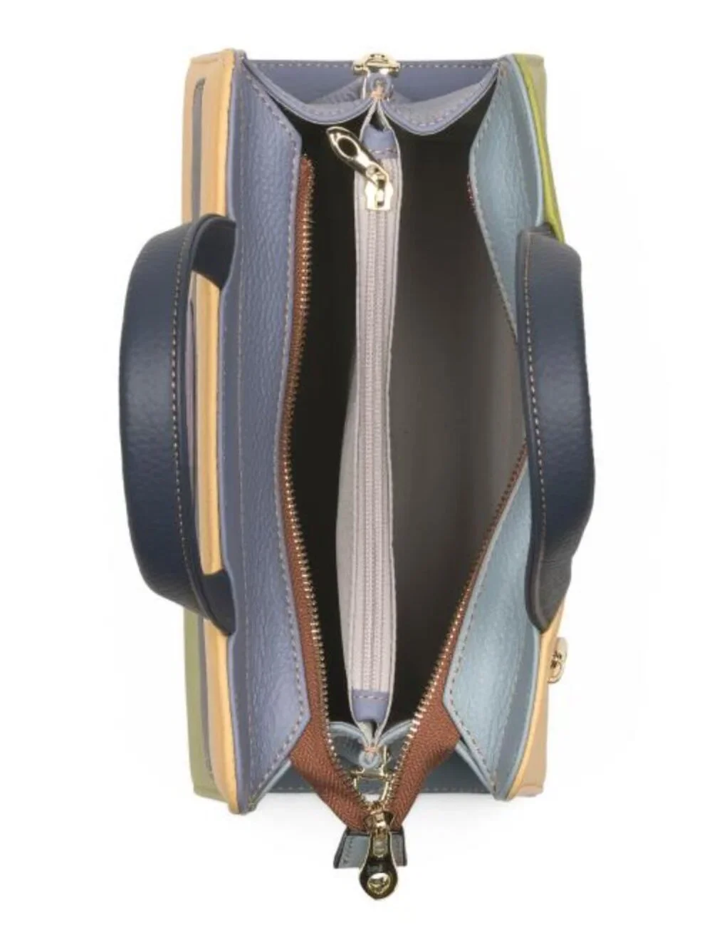AMERILEATHER Leather Arlene Top Handle Shoulder Bag - Picture 2 of 4